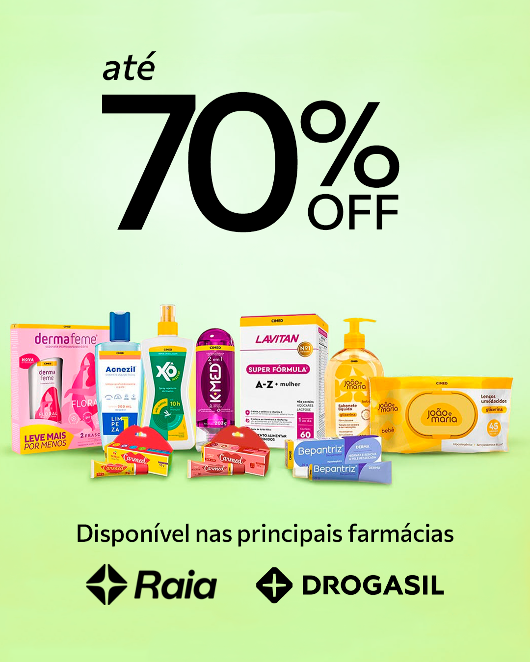 Raia Drogasil - Até 70% OFF