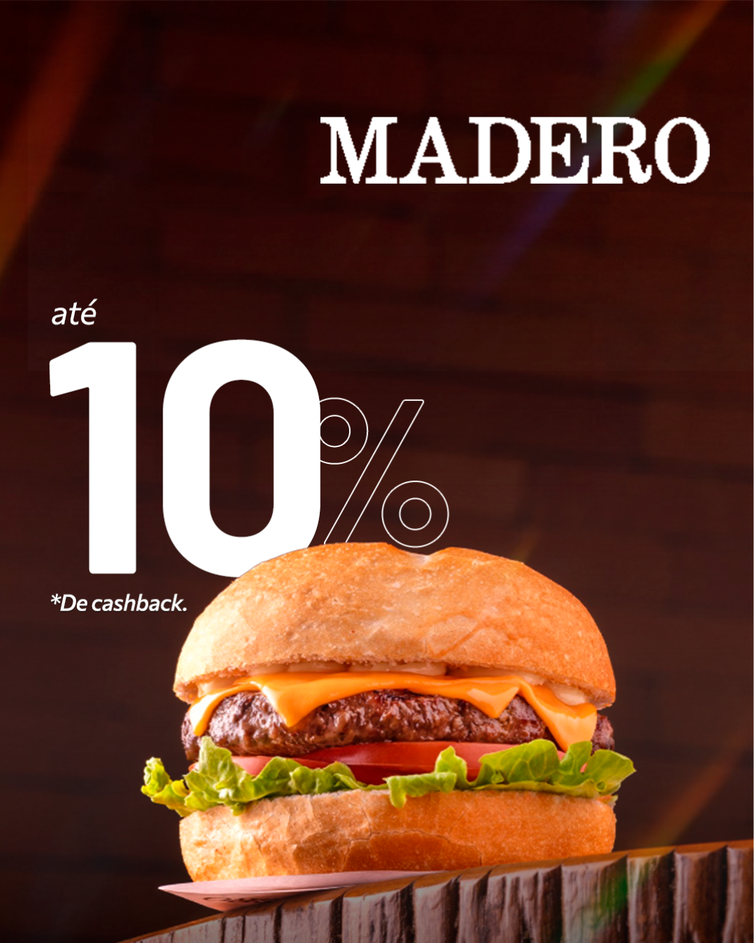 Madero - Até 10% cashback